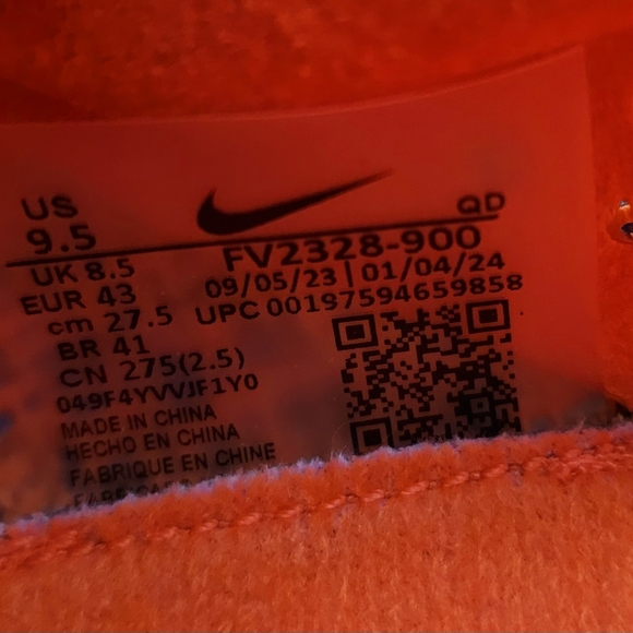 Nike Zoom Mamba 6 Electric Track & Field Distance Spikes Men's  9.5 / Womens 11 - Picture 10 of 10